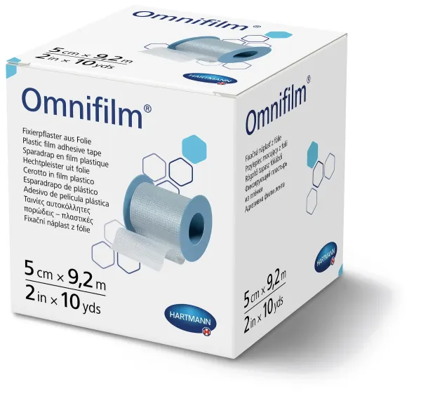 Пластир фіксуючий з прозорої плівки Omnifilm® / Омніфілм 5 см х 9,2 м 1шт Пластир фіксуючий з прозорої плівки Omnifilm® / Омніфілм 5 см х 9,2 м 1шт