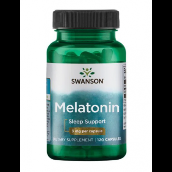 Мелатонін Swanson , Melatonin 3 mg - 120 caps Мелатонін Swanson , Melatonin 3 mg - 120 caps