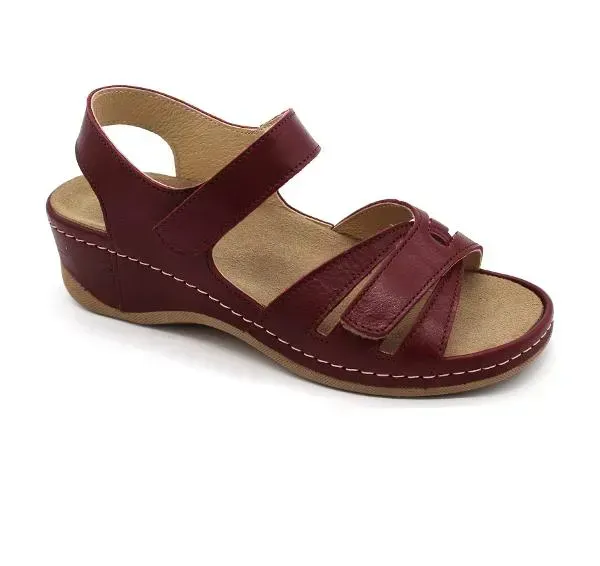 Сандалії LEON 2021 бордо