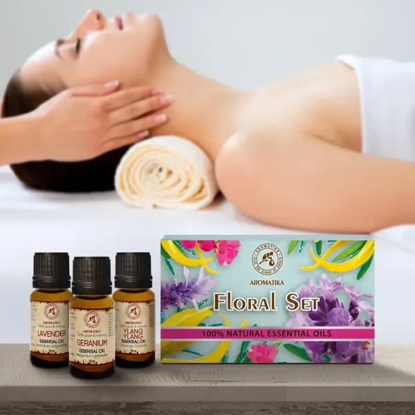 Набір ефірних олій «Квітковий аромат» Ароматика