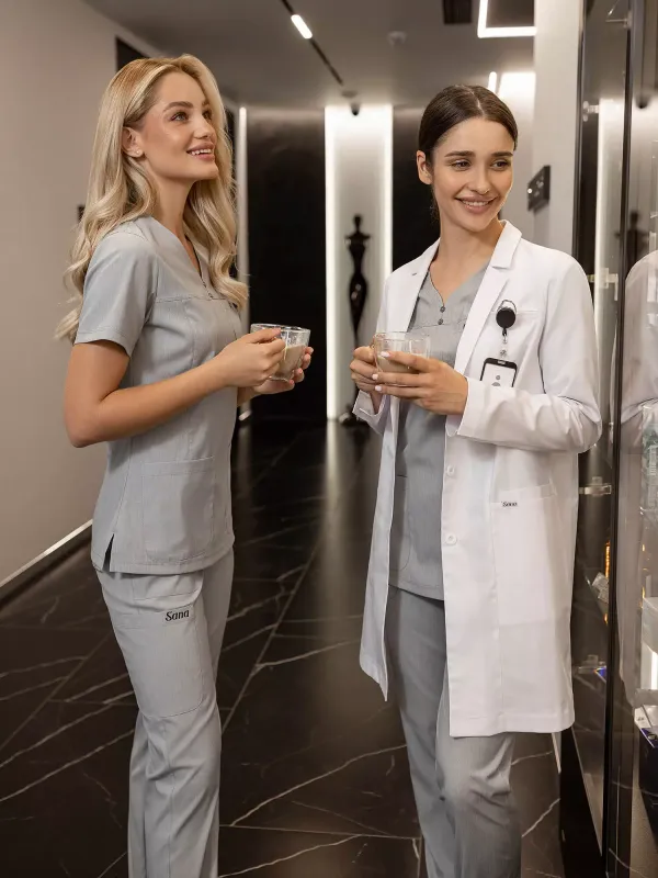 Тони Медицинский Костюм цвет туман