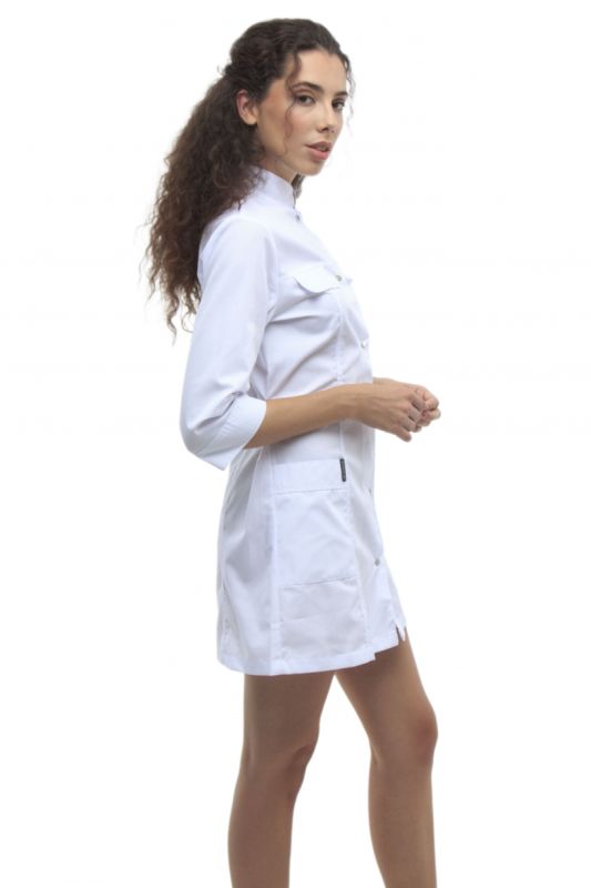 Медицинский халат 103 цвет белый