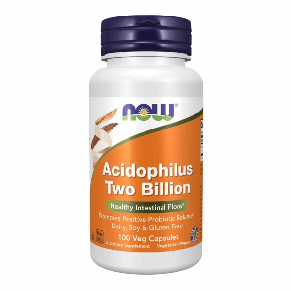 Пробіотик Lactobacillus Acidophilus NOW – для здорової мікрофлори кишківника та міцного імунітету - 100 vcaps Пробіотик Lactobacillus Acidophilus NOW – для здорової мікрофлори кишківника та міцного імунітету - 100 vcaps