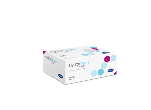 Активована пов'язка на рану для терапії у вологому середовищі HydroClean® Cavity / Гідроклін Кавіті Ø 7,5см х 7,5см 1шт Активована пов'язка на рану для терапії у вологому середовищі HydroClean® Cavity / Гідроклін Кавіті Ø 7,5см х 7,5см 1шт