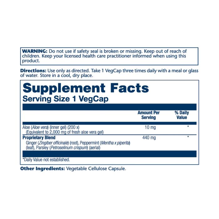 Aloe Vera Gel 2000 mg – 100 VegCaps для підтримки травлення, шкіри та загального здоров’я