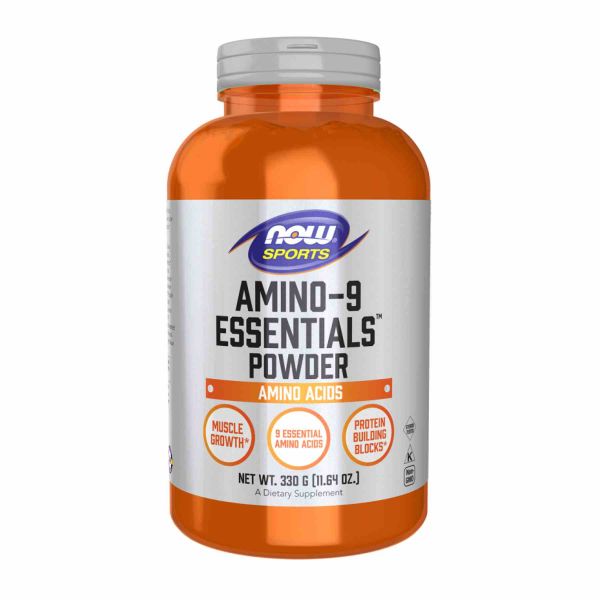 NOW Amino-9 Essentials – чистые незаменимые аминокислоты в свободной форме - 330g NOW Amino-9 Essentials – чистые незаменимые аминокислоты в свободной форме - 330g