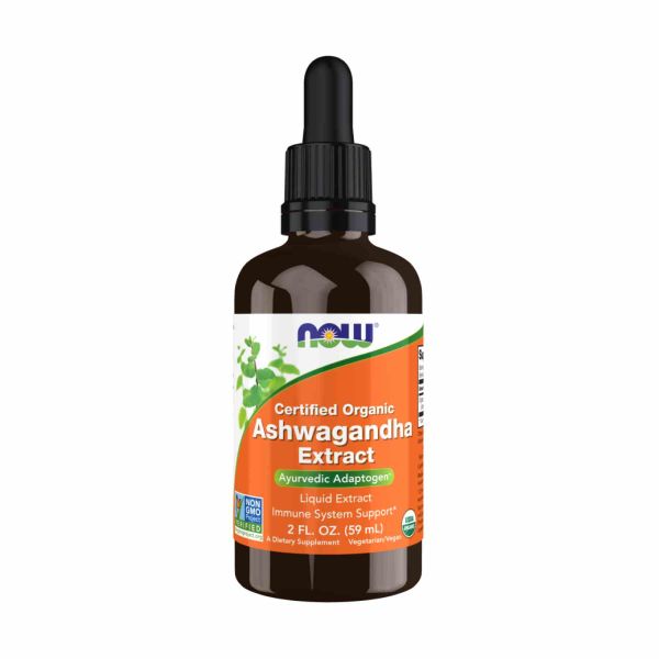 NOW Ashwagandha Liquid Extract – жидкий органический экстракт ашваганды - 59 ml NOW Ashwagandha Liquid Extract – жидкий органический экстракт ашваганды - 59 ml