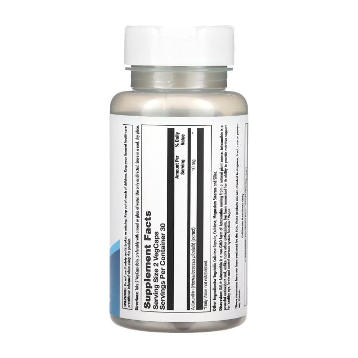 KAL Astaxanthin – Природний Антиоксидант для Очей, Мозку та Нервової Системи 60 таб.