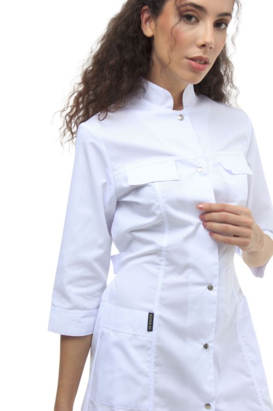 Медицинский халат 103 цвет белый