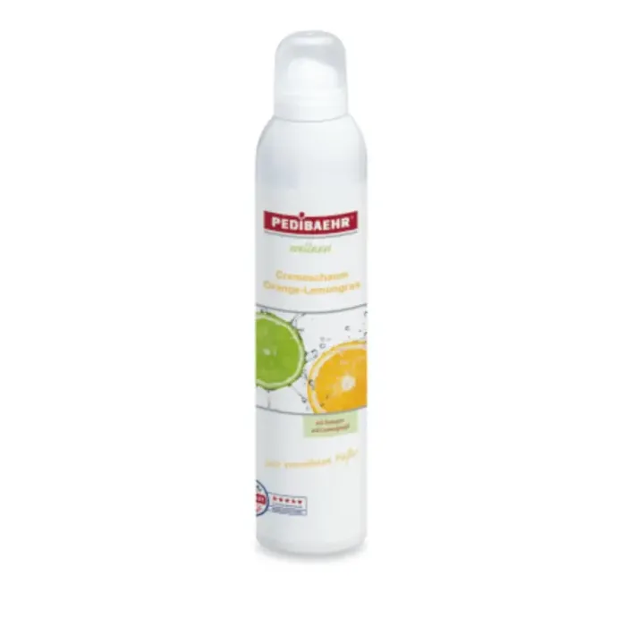 Крем-піна з олією апельсина та лайма CREMESCHAUM ORANGE-LEMONGRASS, PediBaehr - 300 мл
