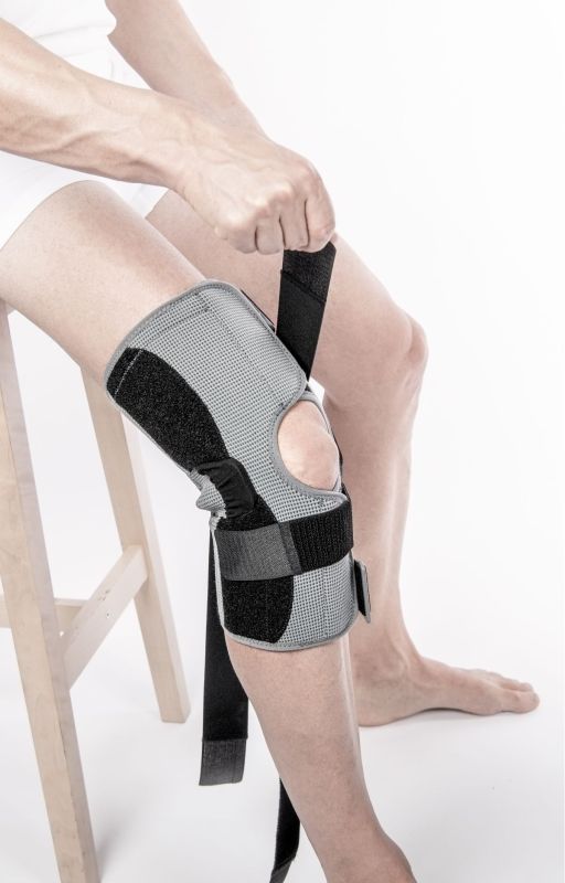 Бандаж на колінний суглоб посилений Knee Brace Long, ORT-90102, Orthoteh (Болгарія)