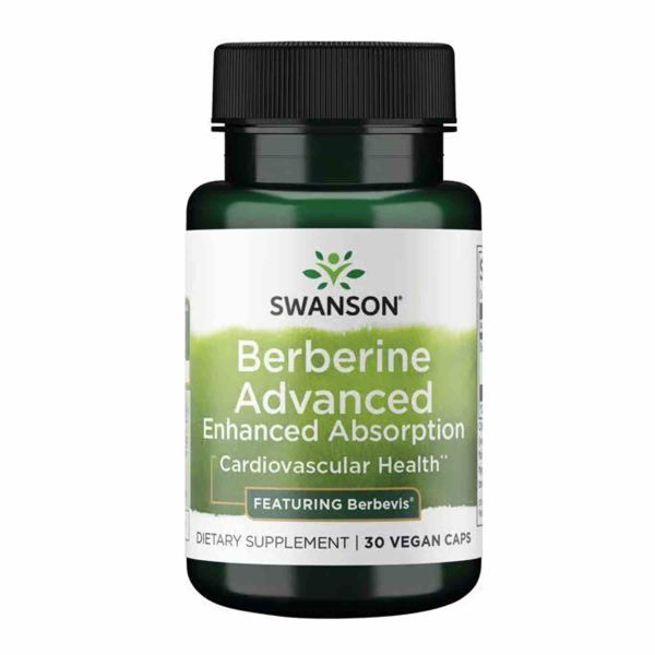 Берберін Swanson Berberine Advanced Enhanced Absorption - 30 vcaps Берберін Swanson Berberine Advanced Enhanced Absorption - 30 vcaps