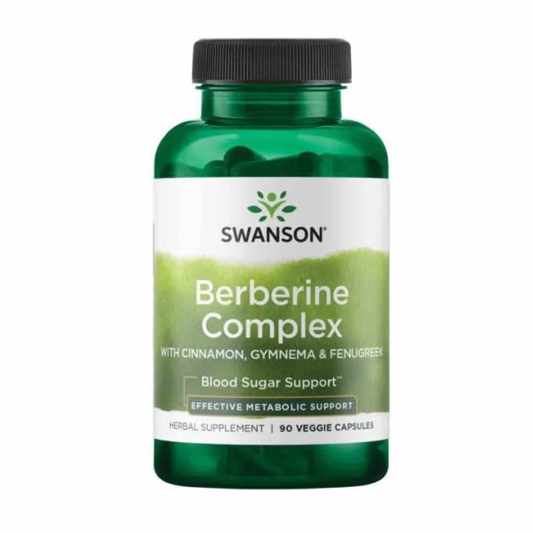 Swanson Berberine Complex – контроль уровня сахара, метаболизм и поддержка сердца - 90 vcaps Swanson Berberine Complex – контроль уровня сахара, метаболизм и поддержка сердца - 90 vcaps