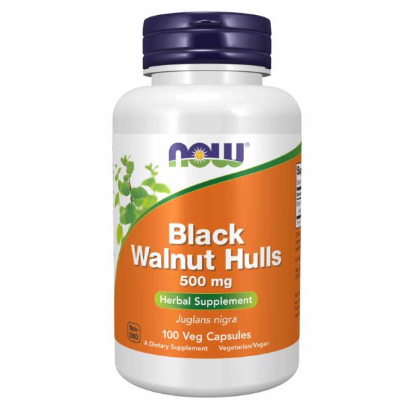 Black Walnut Hulls 500 mg - 100 vcaps Black Walnut Hulls 500 mg - 100 vcaps