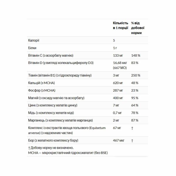 Bone Strength - 120 caps
