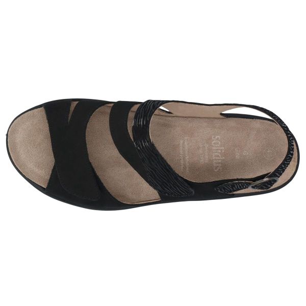 Босоніжки жіночі GINA, чорний (арт.7 24004 01237), Solidus (Німеччина)