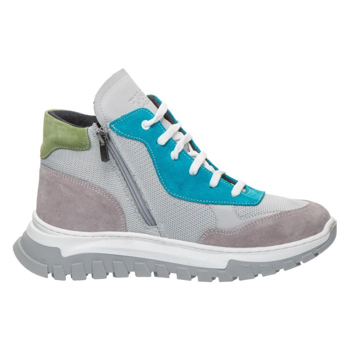 Черевики дитячі профілактичні, сірий/блакитний (арт. LEO-3317 SA), Theo Leo (Туреччина)