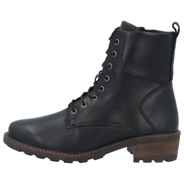 Черевики жіночі на шнурівці Kinga, чорний, 7 61000 01006, Solidus (Німеччина)