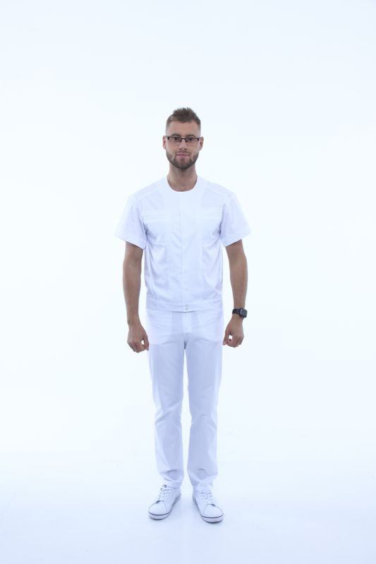 Медицинский костюм 20586 цвет белый