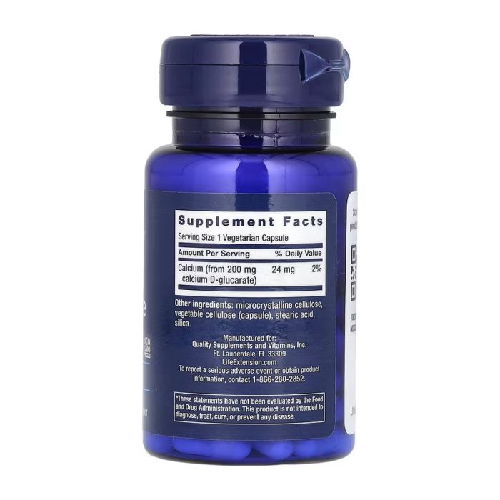 Calcium D-Glucarate 200mg — 60 капсул для детоксикації та балансу гормонів