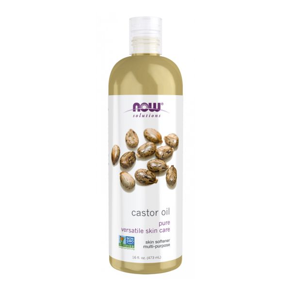 Касторова олія NOW® Solutions – натуральний засіб для шкіри та волосся - 473 ml Касторова олія NOW® Solutions – натуральний засіб для шкіри та волосся - 473 ml
