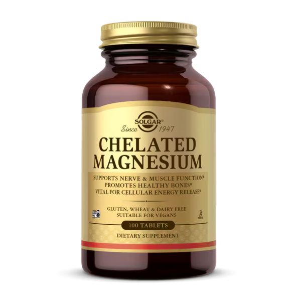 Chelated Magnesium - 100 tabs Chelated Magnesium - 100 tabs