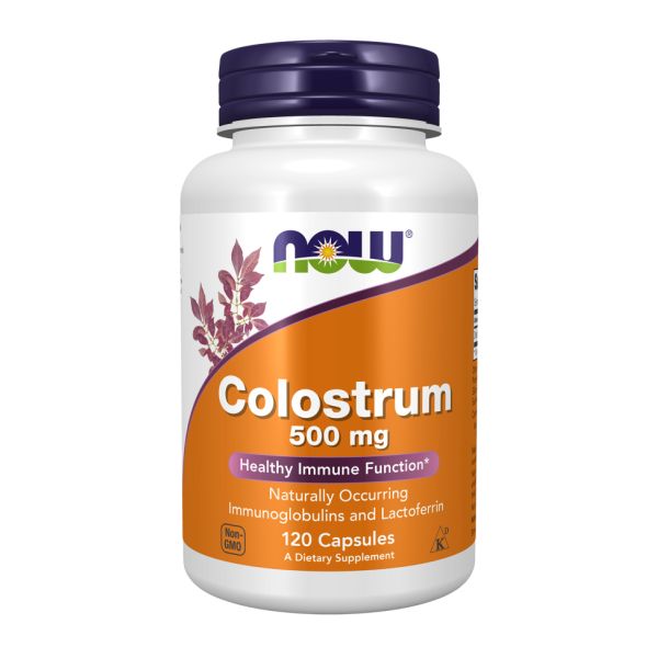 Colostrum 500 мг NOW — Поддержка иммунитета и общего здоровья- 120 vcaps  Colostrum 500 мг NOW — Поддержка иммунитета и общего здоровья- 120 vcaps