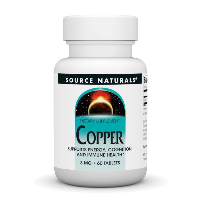 Copper 3mg - 60 caps