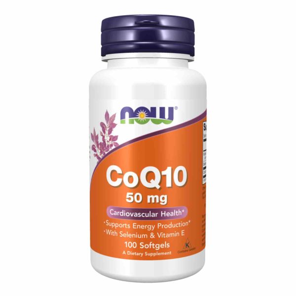 CoQ10 50mg + Vit E - 100 sgels CoQ10 50mg + Vit E - 100 sgels