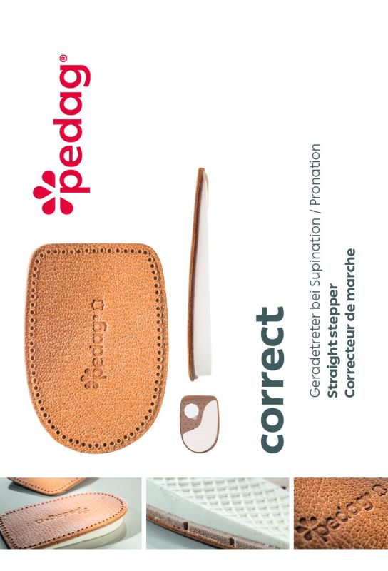 CORRECT PEDAG 129 - Підп'яточник, що коригує при нерівномірному зношуванні взуття