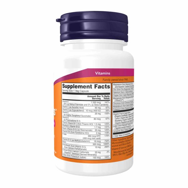 Daily Vits™ NOW — Комплекс мультивітамінів та мікроелементів для щоденного здоров’я - 30 vcaps