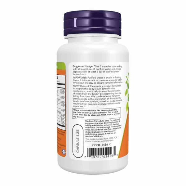 Детокс-комплекс NOW Detox & Cleanse для печени и почек – 90 caps