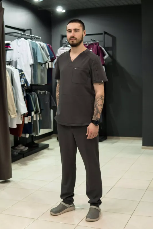 Урус чоловічий Медичний Костюм колір Пепелястий графіт