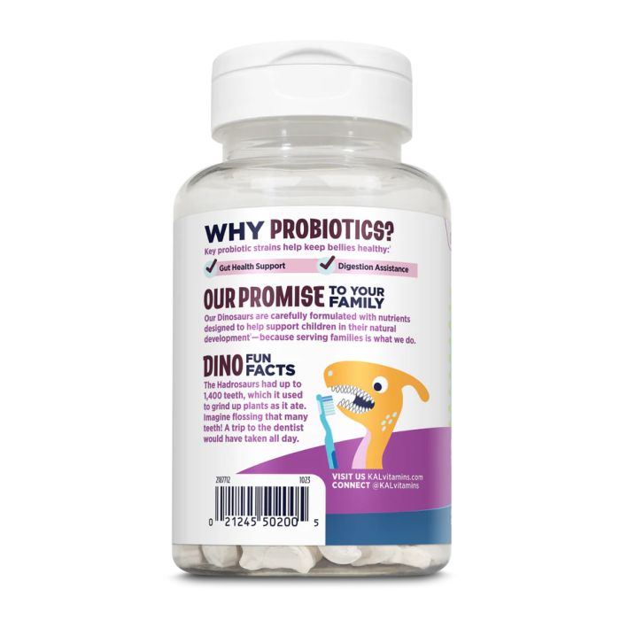 Dino-Dophilus™ Kids Probiotic - 60 chewables Black Cherry