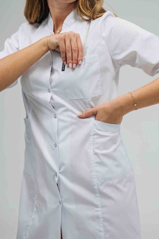 Медицинский халат 117 цвет белый