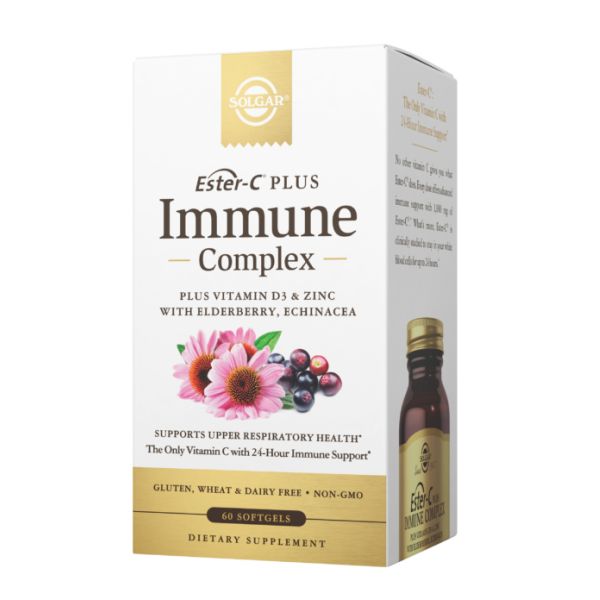 Ester-C® Plus Immune Complex - 60 softgels (Поврежденная упаковка) Ester-C® Plus Immune Complex - 60 softgels (Поврежденная упаковка)