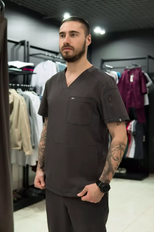 Урус чоловічий Медичний Костюм колір Пепелястий графіт