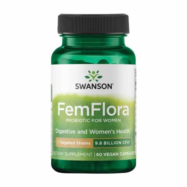 Пробиотики для женщин Swanson Femflora Probiotic for Women 9.8 Billion - 60 caps Пробиотики для женщин Swanson Femflora Probiotic for Women 9.8 Billion - 60 caps