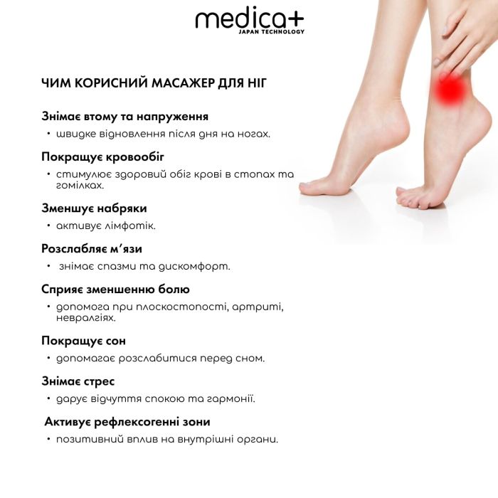 Масажер для ніг MEDICA+ FootMass 7.0