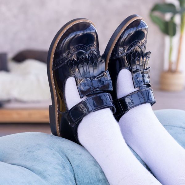 Ортопедические туфли для девочки (арт.LEO-1287) Theo Leo (Турция)