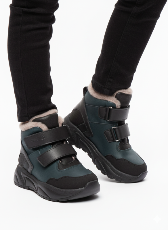 Черевики дитячі профілактичні зимові, графітовий (арт.LEO-3307KR), Theo Leo (Туреччина) Черевики дитячі профілактичні зимові, графітовий (арт.LEO-3307KR), Theo Leo (Туреччина)