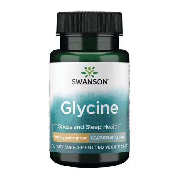 Гліцин Swanson Glycine 500mg - 60 vcaps Гліцин Swanson Glycine 500mg - 60 vcaps