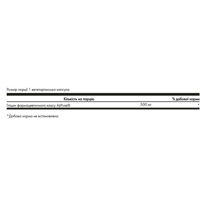 Glycine 500mg - 60 vcaps