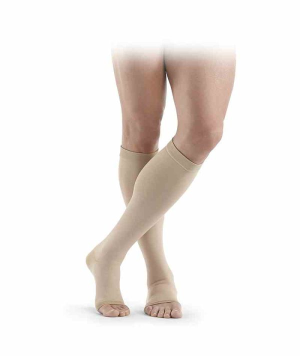 Гольфи компресійні PREMIUM CCL 2, короткі, відкритий носок, 0473, Pani Teresa (Польща) Гольфи компресійні PREMIUM CCL 2, короткі, відкритий носок, 0473, Pani Teresa (Польща)