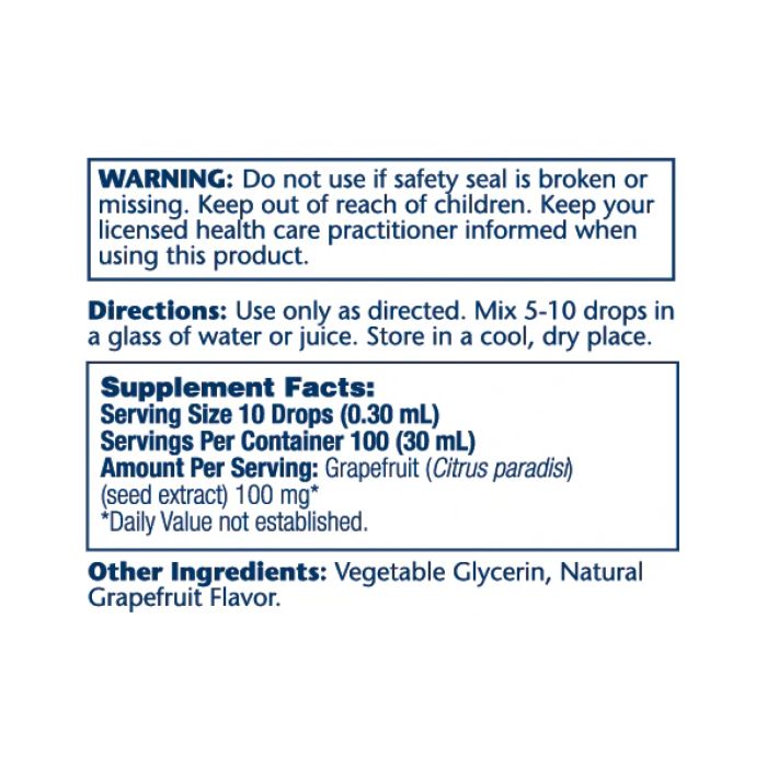 Grapefruit Seed Extract 100 mg – 30 ml | Підтримка імунітету та травлення