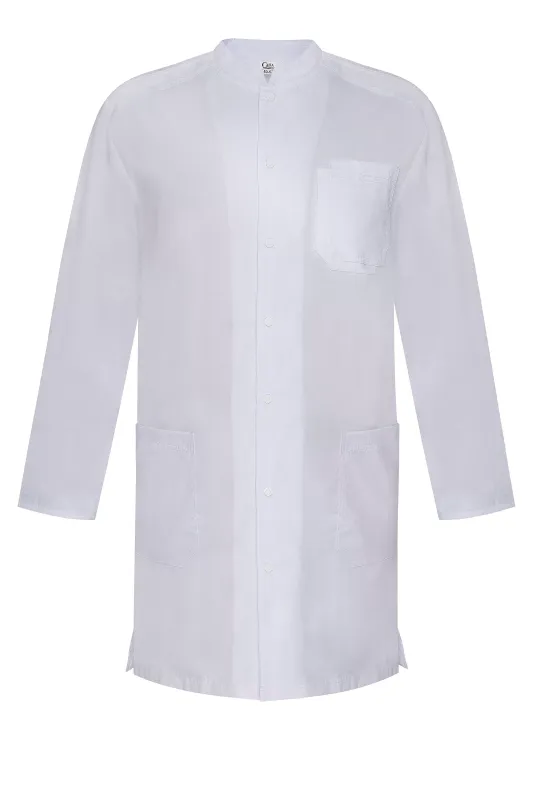 Медичний халат з 2 кишенями — білий