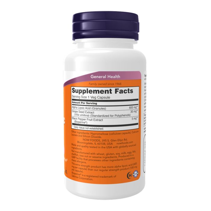 Alpha Lipoic Acid 600mg - 120 caps