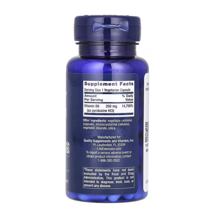 Vitamin B6 250 mg - 100 vcaps