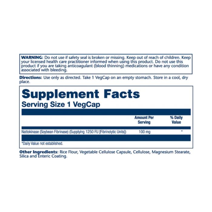 Nattokinase 100mg - 30 vcaps