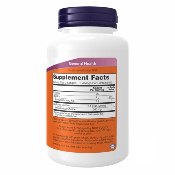 Sunflower Lecithin 1200 mg - 100 sgels